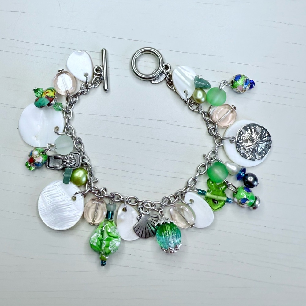 Cloisonné charm bracelet #10